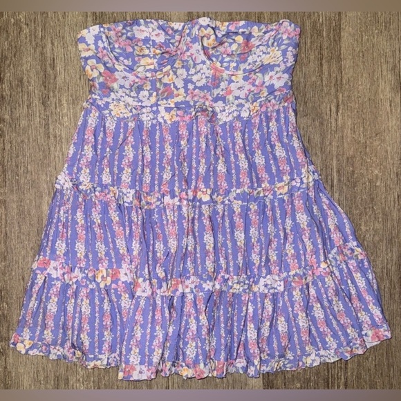 NWT - Altar’d State Rosie Lavender Strapless Dress - Size XL - Picture 5 of 6